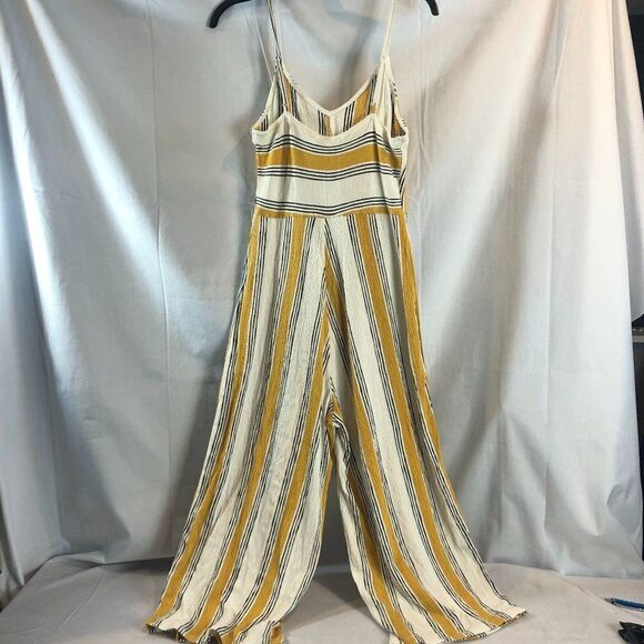 Love Tree One Piece romper white/yellow stripe M - Picture 3 of 7
